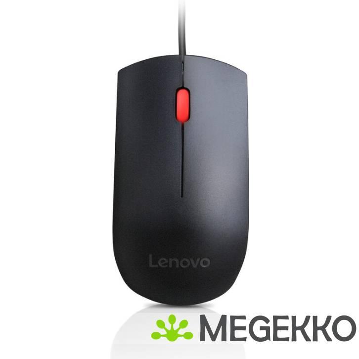 Lenovo Essential USB muis, Computers en Software, Muizen, Nieuw, Verzenden
