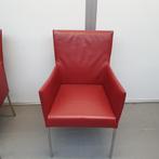 Bert Plantagie zorgstoel fauteuil - rood leder (alleen per s, Ophalen of Verzenden, Nieuw