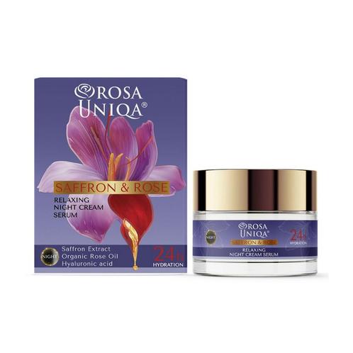Nachtcrème met Roos en Saffraan, verjongend, 50ml, Sieraden, Tassen en Uiterlijk, Uiterlijk | Lichaamsverzorging