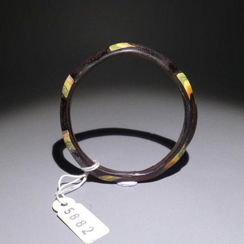 Oud-Romeins Glas Armband. 6,5 cm D. Erg mooi., Verzamelen, Mineralen en Fossielen