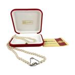 Majorica parelketting - Met 925 zilveren slot - 70 cm, Nieuw