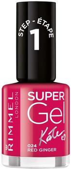 RIMMEL SUPER GEL BY KATE 024 RED GINGER NAGELLAK POTJE 12 ML, Verzenden, Nieuw