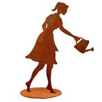 Decoratieve tuinman Gisela van metaal | Decoratiefiguur vo, Verzenden, Nieuw