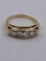 Ring - 14 karaat Geel goud Diamant  (Natuurlijk)