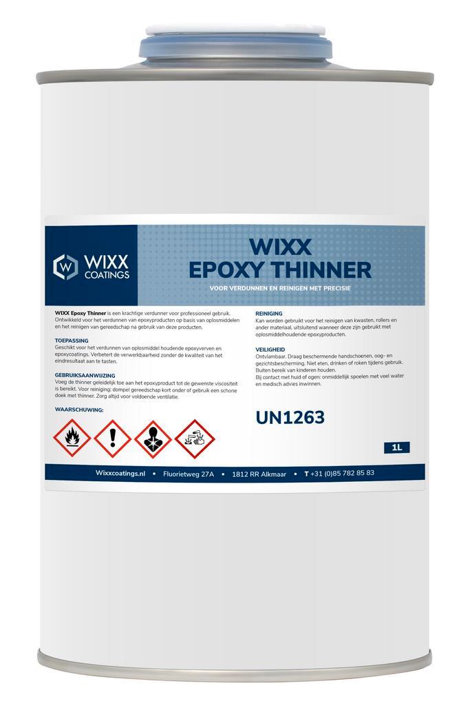 Wixx Epoxy Thinner 1L, Doe-het-zelf en Verbouw, Verf, Beits en Lak, Verf, Overige kleuren, Nieuw, Minder dan 5 liter, Verzenden