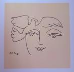 Pablo Picasso - “The Face of Peace XI, 1950”. Gedateerd in, Antiek en Kunst, Kunst | Tekeningen en Foto's