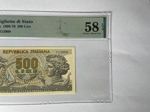 Italië. - 500 Lire 1970 Aretusa - Senza Fibrille R2 -, Postzegels en Munten, Munten | Nederland