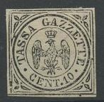 Italiaanse oude staten - Modena 1859 - Krantenpost 10 cent, Gestempeld