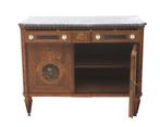 Een Louis XVI commode met lakwerk panelen, Holland, Antiek en Kunst