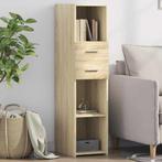 vidaXL buffetkast 30x42,5x124 cm bewerkt hout sonoma, Huis en Inrichting, Minder dan 50 cm, Verzenden, 100 tot 150 cm, Nieuw