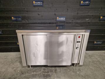 Warmhoudkast | 2 schuifdeuren | RVS | 120 cm beschikbaar voor biedingen