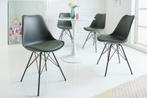 Retro stoel SCANDINAVIA MEESTERSTUK grijs - 42035, Huis en Inrichting, Stoelen, Ophalen of Verzenden, Nieuw