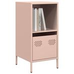 vidaXL Dressoir 35x39x73,5 cm koudgewalst staal roze, Huis en Inrichting, Kasten | Dressoirs, Verzenden, Nieuw, Metaal