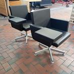 2x Design stoel, Lensvelt, zwart, Nieuw