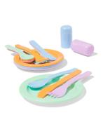 HEMA Bordjes en vorkjes bio plastic, Kinderen en Baby's, Speelgoed | Houten speelgoed, Verzenden, Nieuw