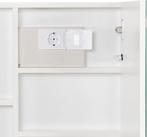 Badkamerspiegel met verlichting - Spiegelkast - 100x60x13 cm, Verzenden, Zo goed als nieuw