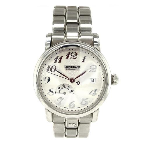 Montblanc Meisterstuck horloge staal, Sieraden, Tassen en Uiterlijk, Horloges | Heren, Nieuw, Ophalen of Verzenden