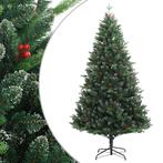 vidaXL Kunstkerstboom met scharnieren en rode bessen 150 cm, Verzenden, Nieuw