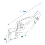 ProPlus Accupoolklemmen - Max. 25 Ampère - Set van 2 stuks, Auto-onderdelen, Accu's en Toebehoren, Ophalen of Verzenden, Nieuw
