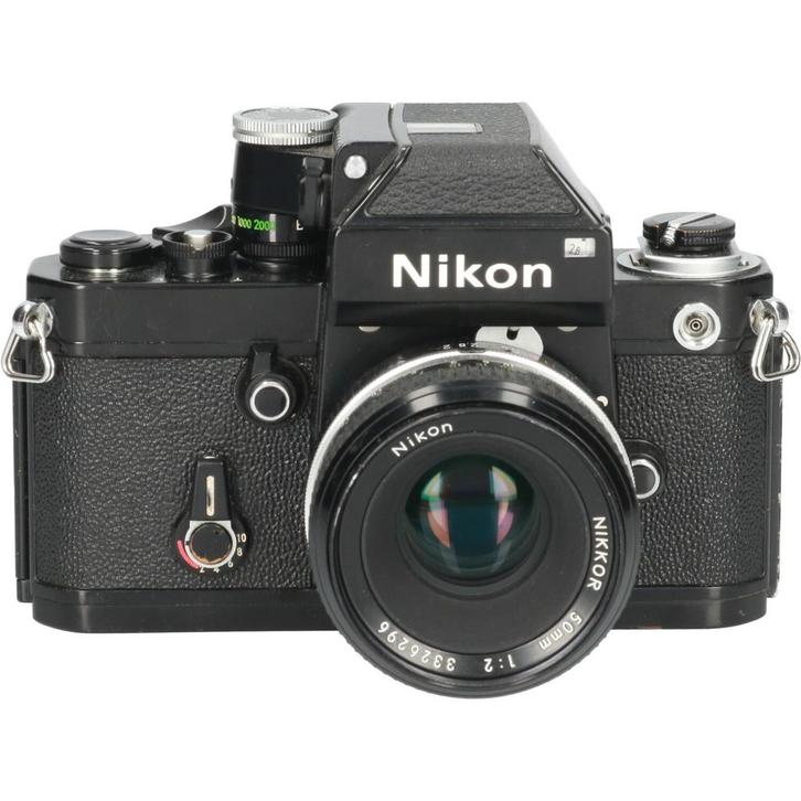 Tweedehands Nikon F2 Analoog met 50mm F/2 CM3829, Audio, Tv en Foto, Fotocamera's Analoog, Gebruikt, Nikon, Ophalen of Verzenden