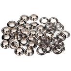 Zeilringen 12mm koper vernikkeld 50 stuks zonder gereedschap, Ophalen of Verzenden, Nieuw
