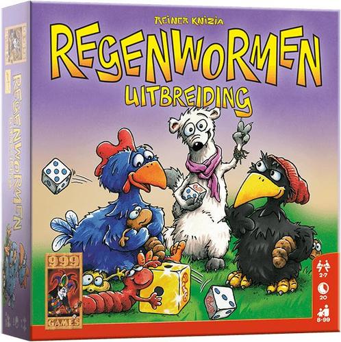 Regenwormen Uitbreiding | 999 Games - Dobbelspellen, Hobby en Vrije tijd, Gezelschapsspellen | Bordspellen, Nieuw, Verzenden