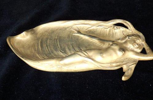 Vide-poche - Vide-Poche van naakte dame (Nimf) Art Nouveau -, Antiek en Kunst, Curiosa en Brocante