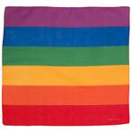 Bandana / Doek - Regenboogkleuren - Katoen - 50x50cm NIEUW, Kleding | Heren, Ophalen of Verzenden, Nieuw