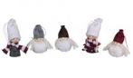 Vilt en Wol meisjes +/- 6 -8cm. 5 stuks  Vilt meisjes