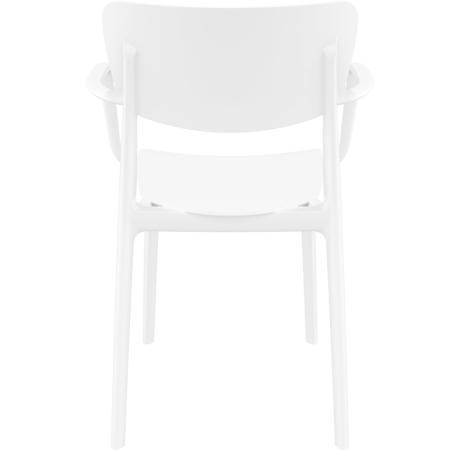 (MDK-107191) Siesta Lisa designstoel wit, Huis en Inrichting, Stoelen, Wit, Nieuw, Ophalen of Verzenden