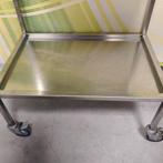 RVS serveerwagen 2 laags - 81x63x43 cm, Ophalen of Verzenden, Nieuw