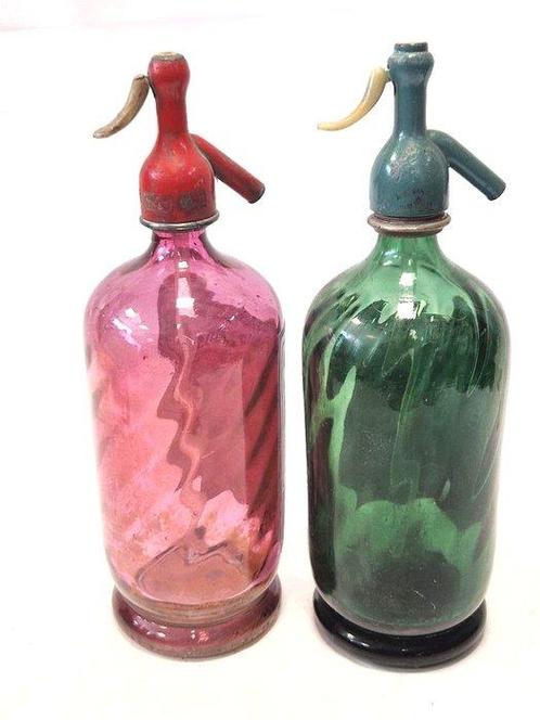 Sifon - Twee vintage sifons, Antiek en Kunst, Kunst | Designobjecten