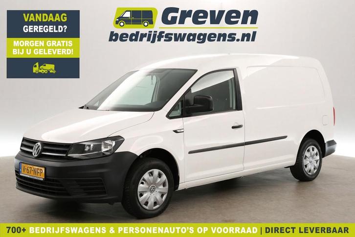 Volkswagen Caddy 2.0 TDI L2H1 BMT Maxi, Auto's, Bestelauto's, Onderhoudsboekje, Lease, Handgeschakeld, Wit, Volkswagen, Financial lease