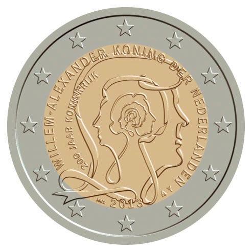 Nederland 2 Euro Koninkrijk 2013, Postzegels en Munten, Munten | Nederland, Verzenden