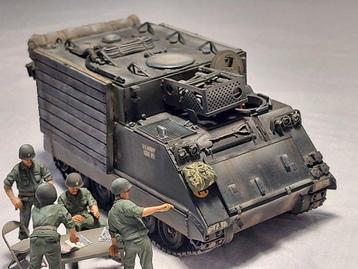 Tamiya 1:35 - Model militair voertuig (6) - M 557 tank us beschikbaar voor biedingen