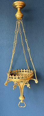 Neo Gotische Godslamp - Antiek - Brons - 1800-1850