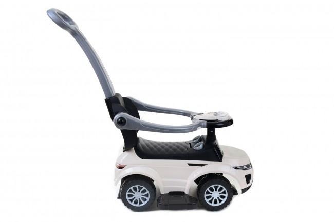 Loopauto met duwstang - wit- met uitvalbeveiliging, Kinderen en Baby's, Speelgoed | Buiten | Voertuigen en Loopfietsen, Nieuw