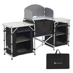 Grote Inklapbare Campingkeuken Garda - 175 x 40 x 111 cm - Z, Caravans en Kamperen, Verzenden, Nieuw