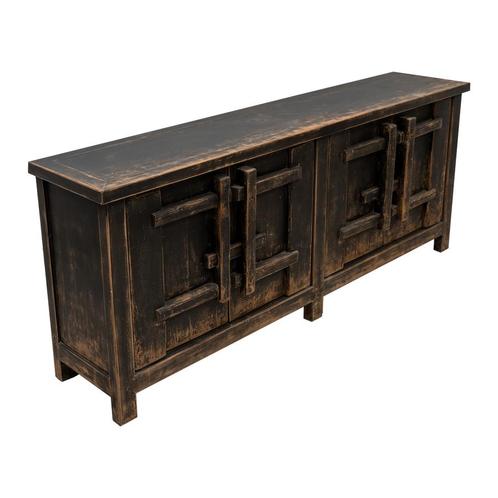 Shenyang Kastje - Hout - L230 x B48 x H96 cm, Huis en Inrichting, Kasten | Overige, Nieuw, Verzenden