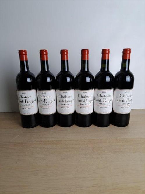 2022 Chateau Haut-Bages Liberal - Pauillac Grand Cru Classé, Verzamelen, Wijnen