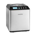 IJsblokjesmachine retro ijsmachine keuken model zilver zwart, 2 tot 3 liter, Ophalen of Verzenden, Nieuw