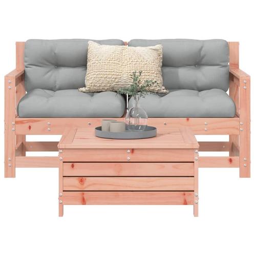 vidaXL 3-delige Loungeset massief douglas vurenhout, Tuin en Terras, Tuinsets en Loungesets, Loungeset, Nieuw, Verzenden