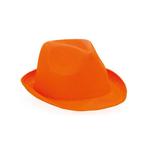 Oranje trilby hoedjes voor volwassenen - Feesthoeden overig, Ophalen of Verzenden, Nieuw