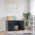 vidaXL Archiefkast 90x40x70 cm staal antracietkleurig, Huis en Inrichting, Kasten | Roldeurkasten en Archiefkasten, Verzenden