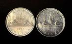 Canada. 2 Moedas - 1 dollar 1950 - Arnprior e 1 dollar 1965, Postzegels en Munten, Munten | Europa | Niet-Euromunten