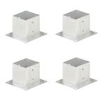 vidaXL Paalankers 4 st 141 mm gegalvaniseerd metaal, Tuin en Terras, Palen, Balken en Planken, Verzenden, Nieuw