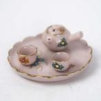 Miniatuur Roze Japanse Theeset 5-delig, Ophalen, Nieuw