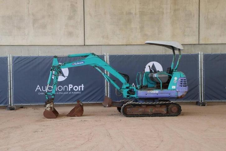 Veiling: Minigraver Kubota K-022 Diesel, Zakelijke goederen, Machines en Bouw | Kranen en Graafmachines, Graafmachine, Ophalen