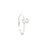 Ring - 18 karaat Witgoud - 0.25ct. tw. Diamant (Natuurlijk), Sieraden, Tassen en Uiterlijk, Ringen, Nieuw