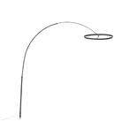 Design booglamp zwart incl. LED 3-staps dimbaar - Anello, Huis en Inrichting, Lampen | Vloerlampen, Verzenden, Nieuw, Design